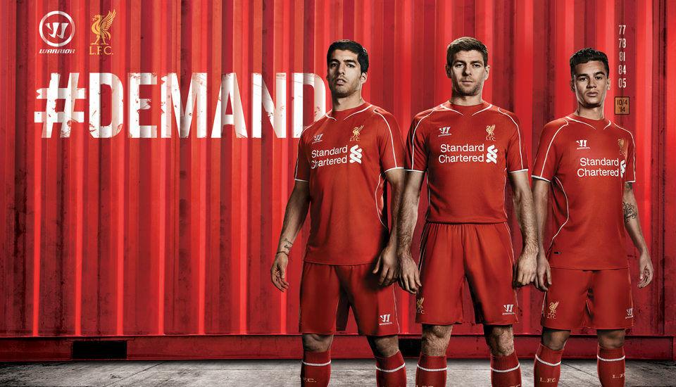 WARRIOR LIVERPOOL FC SHORTS DE JUEGO DE CASA 2014/15 4