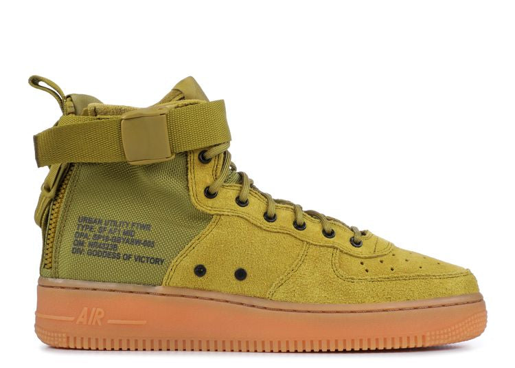 NIKE SF AIR FORCE 1 MID ZAPATOS PARA NIÑO Musgo del desierto 2