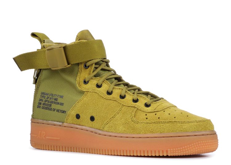 NIKE SF AIR FORCE 1 MID ZAPATOS PARA NIÑO Musgo del desierto 3