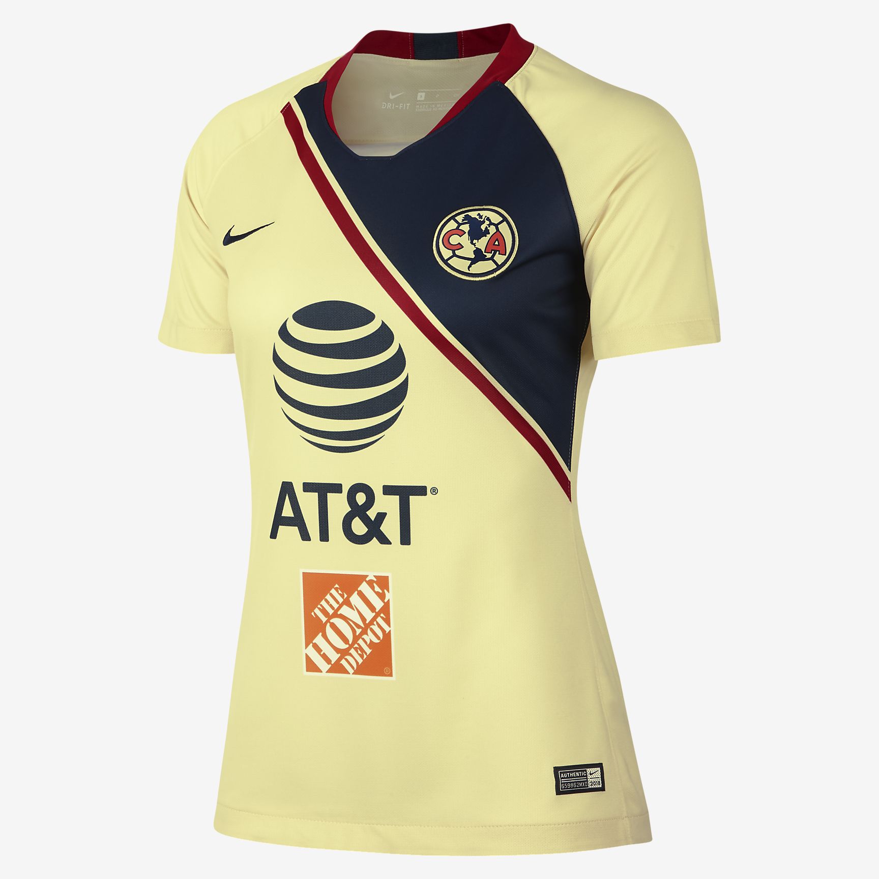 NIKE CLUB AMERICA JERSEY DE LOCAL PARA MUJER 2018/19 1
