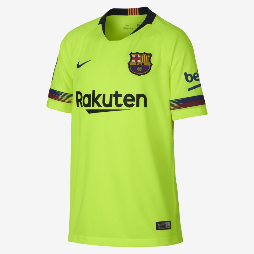 NIKE FC BARCELONA JERSEY DE VISITA PARA NIÑOS 2018/19 1