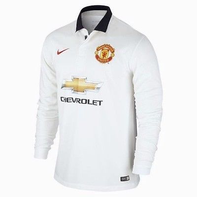 NIKE MANCHESTER UNITED JERSEY DE VISITA DE MANGA LARGA PARA NIÑOS 2014/15 1