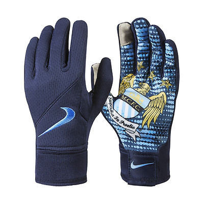 NIKE MANCHESTER CITY GUANTES DE JUGADOR DE CAMPO Azul Marino / Azul Claro 1