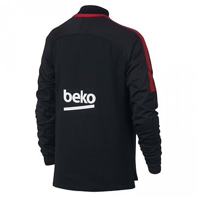 NIKE FC BARCELONA DRY SQUAD SUDADERA DE ENTRENAMIENTO PARA NIÑO 2017/18 Negro 2