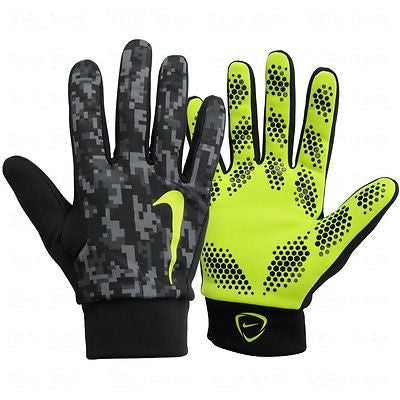 NIKE HYPERSHIELD GUANTES PARA JUGADOR DE CAMPO Negro / Volt 1
