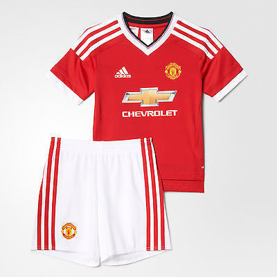 ADIDAS MANCHESTER UNITED MINI CONJUNTO DE CASA PARA NIÑO PEQUEÑO 2015/16 1