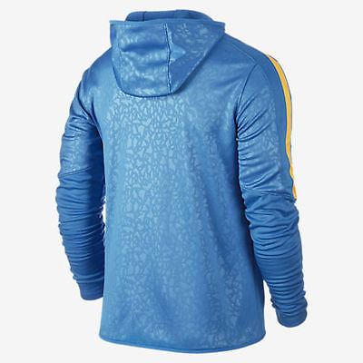 NIKE FC BARCELONA SUDADERA CON GORRA GRAPHIC KNIT DE CIERRE COMPLETO 205/16 Azul Claro 2