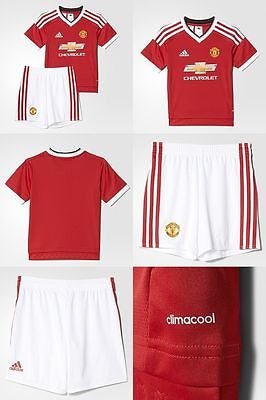 ADIDAS MANCHESTER UNITED MINI CONJUNTO DE CASA PARA NIÑO PEQUEÑO 2015/16 2