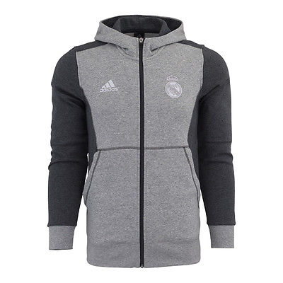 ADIDAS REAL MADRID SUDADERA CON GORRA DE CIERRE COMPLETO 2015/16 3