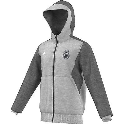 ADIDAS REAL MADRID SUDADERA CON GORRA DE CIERRE COMPLETO 2015/16 1