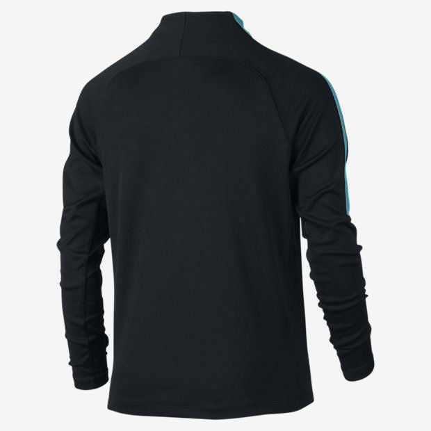 NIKE FC BARCELONA SUDADERA DE ENTRENAMIENTO CON CIERRE ¼ PARA NIÑO 2016/17 Negro 2