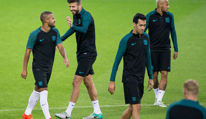 NIKE FC BARCELONA PLAYERS SUDADERA AEROSWIFT STRIKE DE ENTRENAMIENTO 2016/17 Negro 7