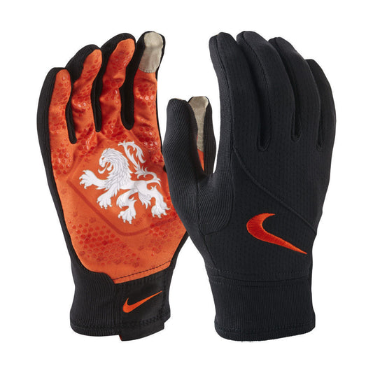 NIKE HOLANDA GUANTES DE JUGADOR DE CAMPO Negro / Naranja 1