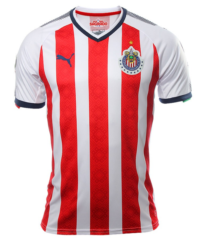 PUMA CHIVAS DEL GUADALAJARA PROMO JERSEY DE CASA AUTÉNTICA DE JUGADORES 2017/18 4