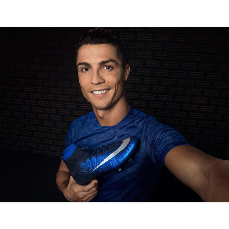 NIKE CR7 CRISTIANO RONALDO JERSEY DE ENTRENAMIENTO FLASH Azul 3