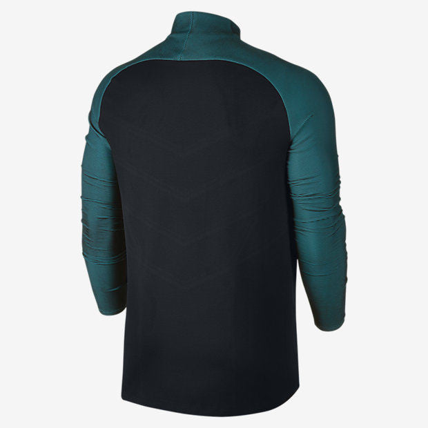 NIKE FC BARCELONA PLAYERS SUDADERA AEROSWIFT STRIKE DE ENTRENAMIENTO 2016/17 Negro 2