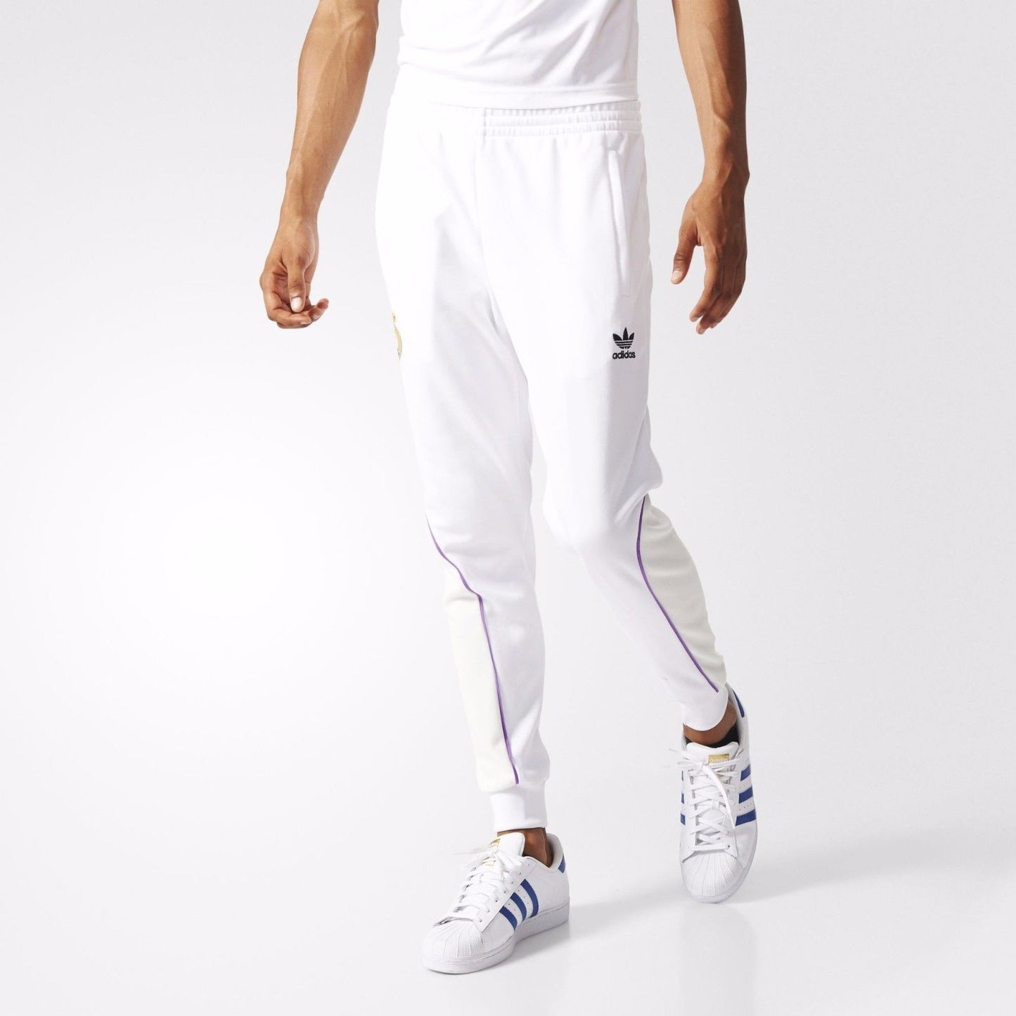 ADIDAS ORIGINALS REAL MADRID PANTS DE PISTA Blanco 3