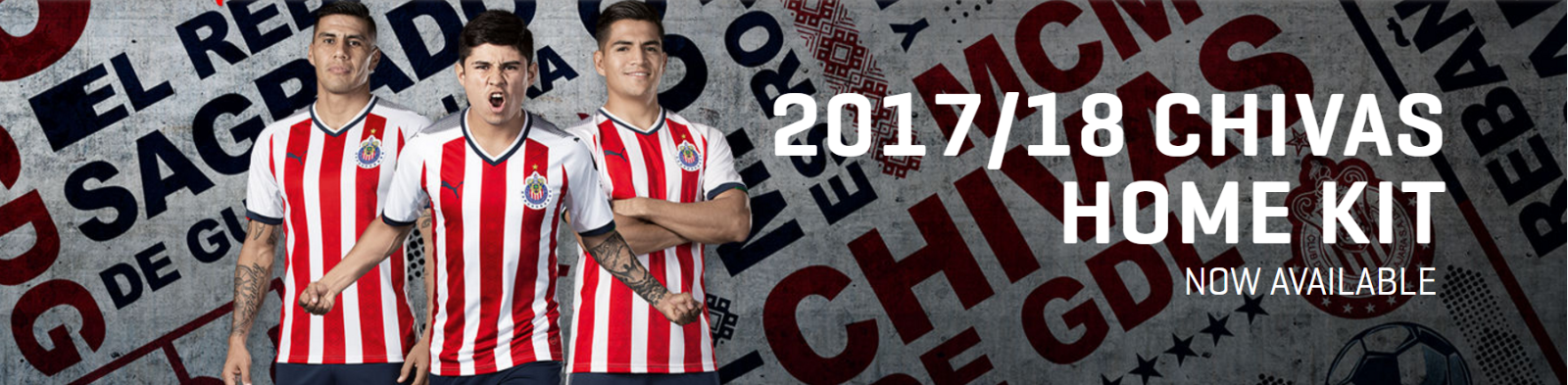 PUMA CHIVAS DEL GUADALAJARA PROMO JERSEY DE CASA AUTÉNTICA DE JUGADORES 2017/18 9
