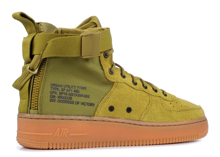 NIKE SF AIR FORCE 1 MID ZAPATOS PARA NIÑO Musgo del desierto 4
