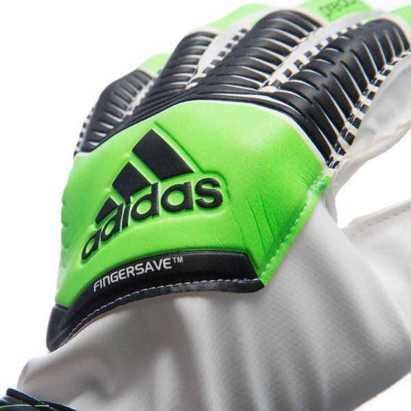 ADIDAS PREDATOR GUANTES FINGERSAVE JUNIOR Verde Solar 4