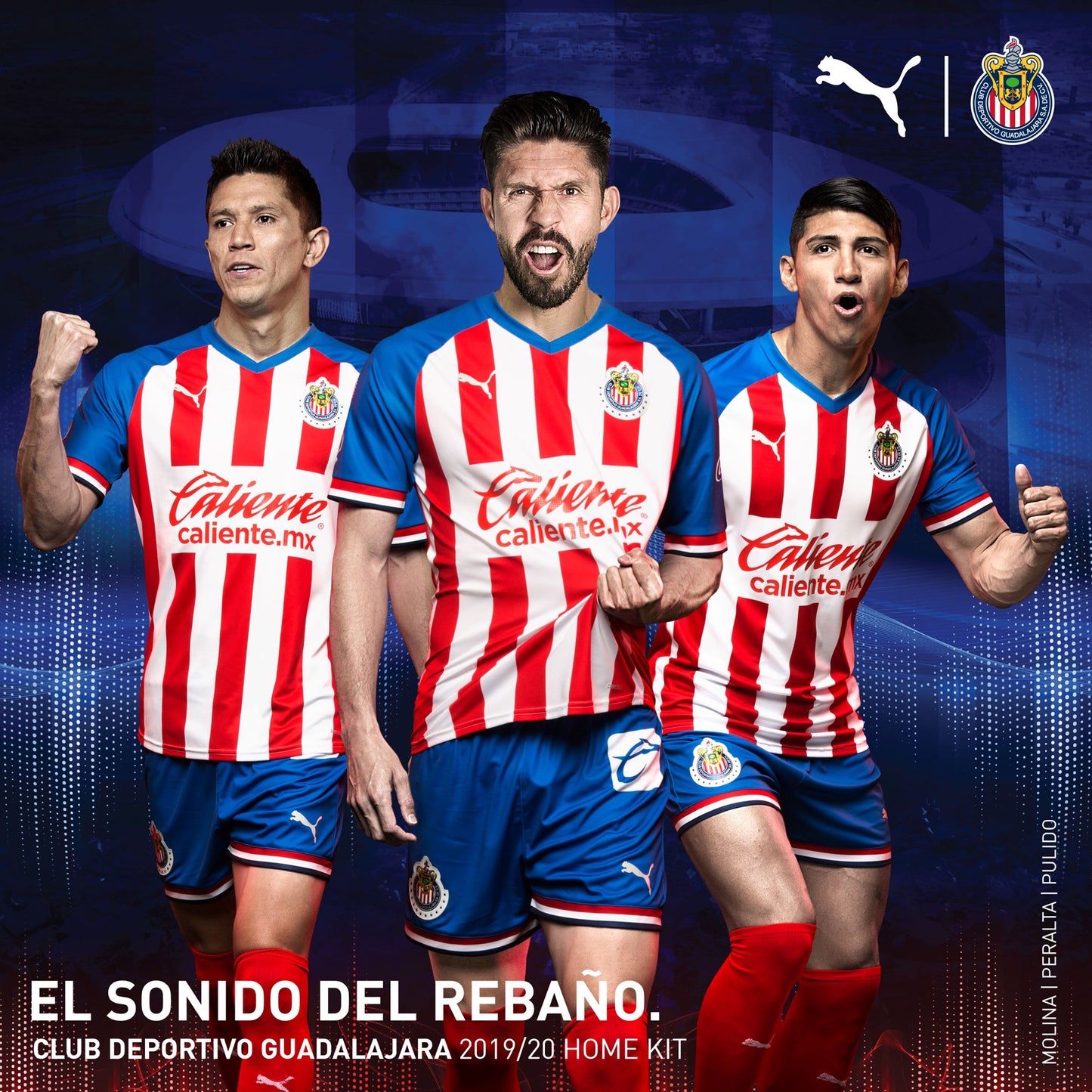 PUMA RAMON RAMIREZ CHIVAS DE GUADALAJARA JERSEY DE CASA 2019/20