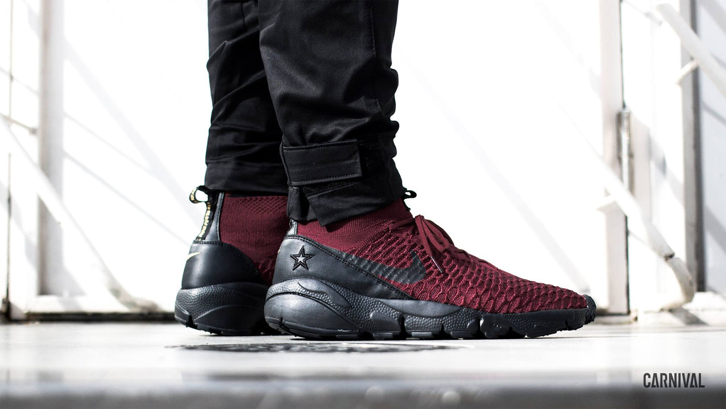 NIKE AIR FOOTSCAPE MAGISTA FLYKNIT FC ZAPATILLAS DE FÚTBOL LEISURE Rojo Team 11