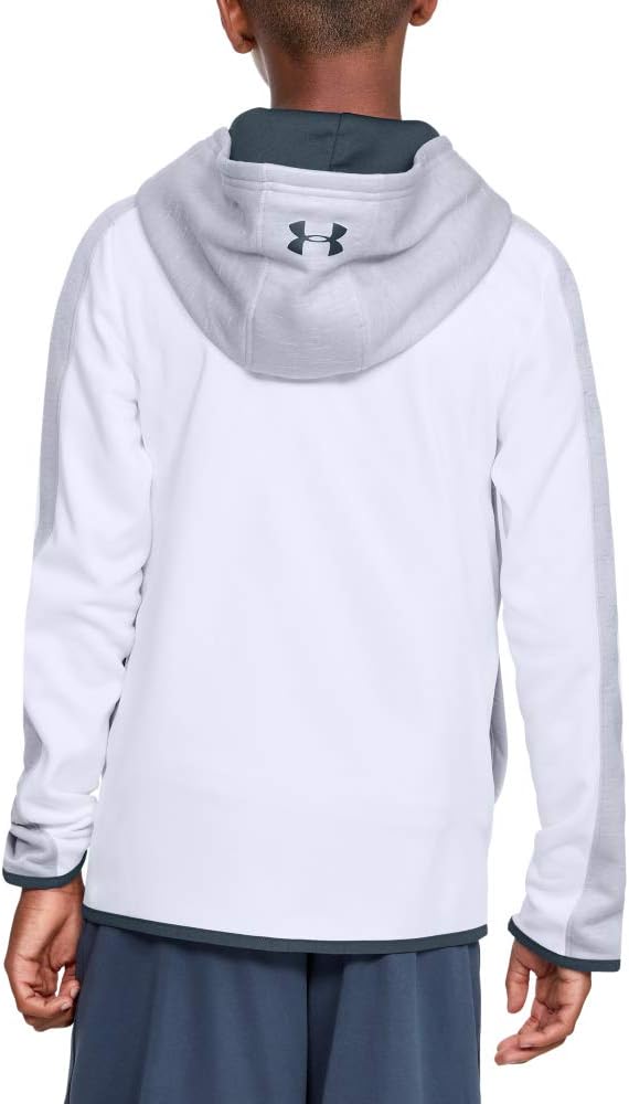 UNDER ARMOUR SUDADERA FLEECE CON CIERRE COMPLETO Y GORRA PARA NIÑOS