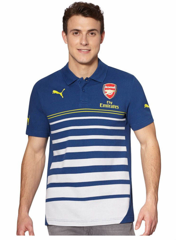 PUMA ARSENAL FC PLAYERA POLO Azul Marino 3
