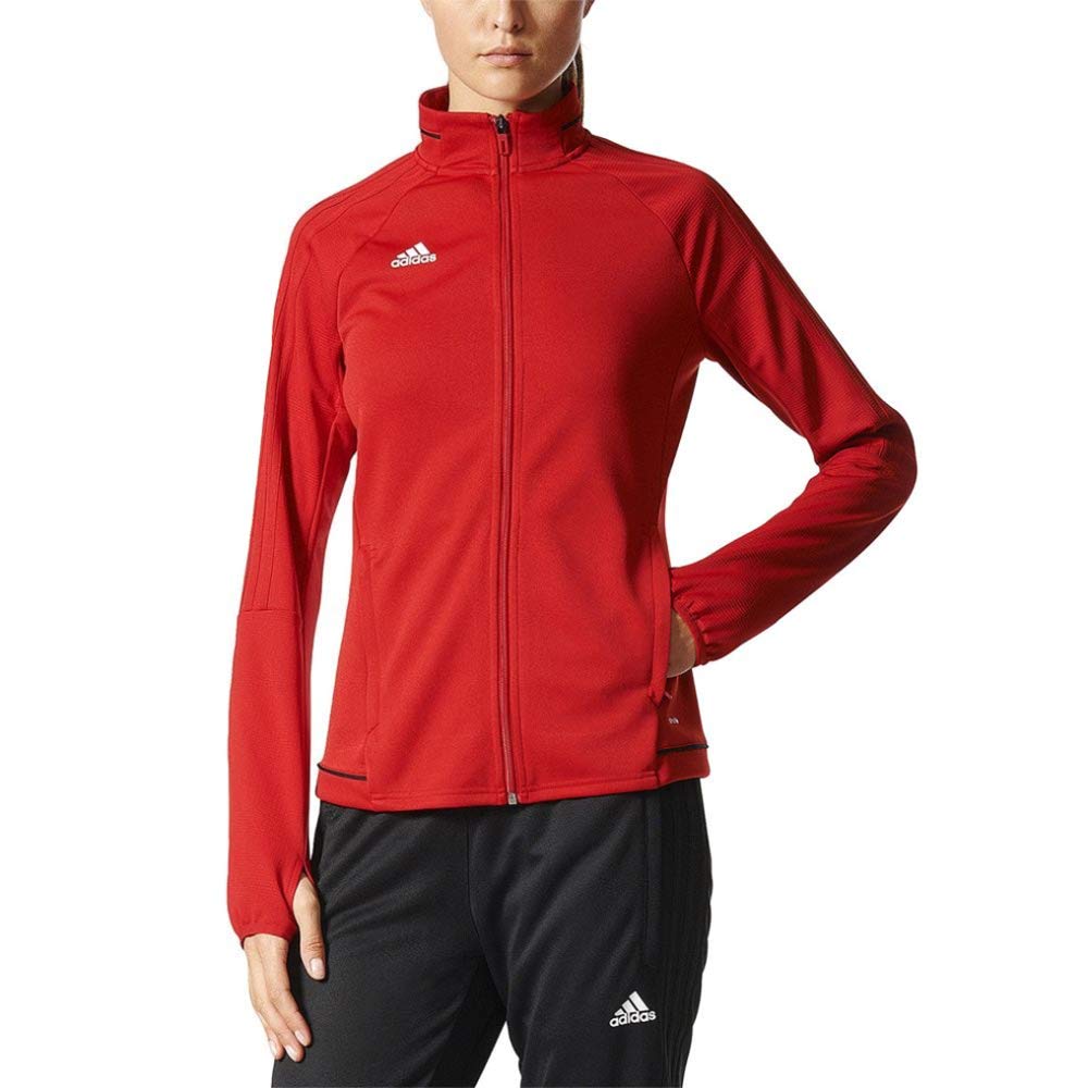 ADIDAS TIRO 17 CHAMARRA DE ENTRENAMIENTO PARA MUJER Rojo 3