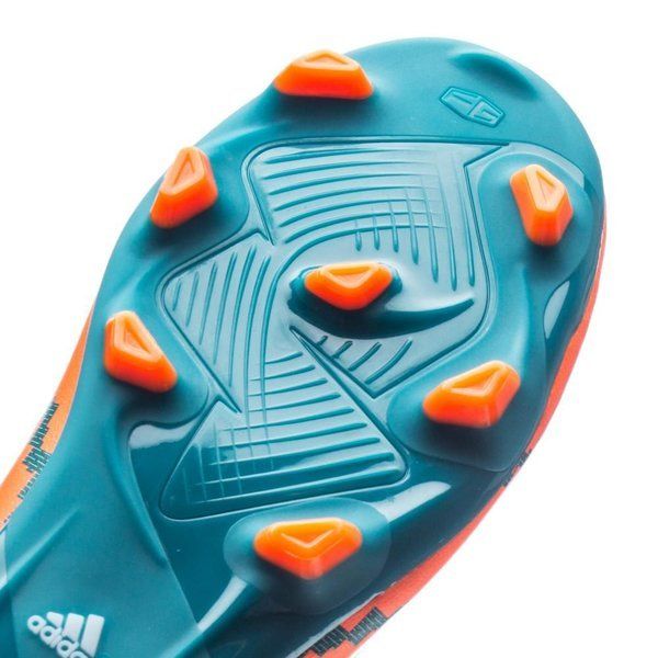 ADIDAS MESSI F10.3 FG ZAPATOS DE FÚTBOL PARA SUPERFICIE FIRME PARA NIÑOS Azul Turquesa 4