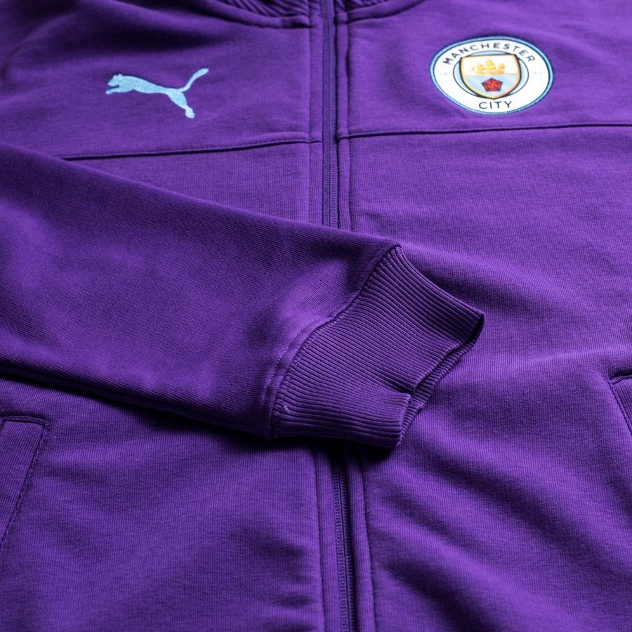 PUMA MANCHESTER CITY CASUALS CHAMARRA DE GORRA PARA MUJER 2019/20 Purpura 5
