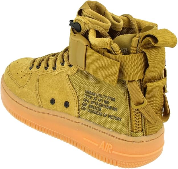 NIKE SF AIR FORCE 1 MID ZAPATOS PARA NIÑO Musgo del desierto 9