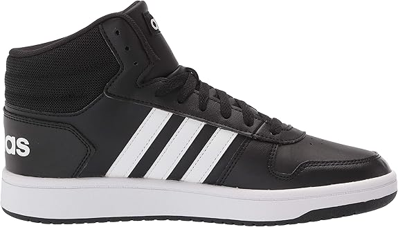 ADIDAS HOOPS 2.0 MID ZAPATOS DE BASKETBALL Negro 2