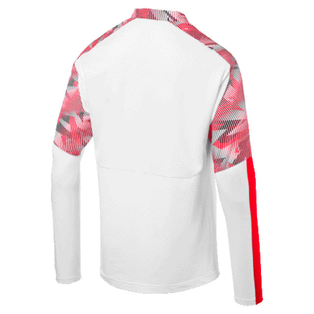 PUMA CHIVAS DEL GUADALAJARA SUDADERA DE ENTRENAMIENTO CON CIERRE DE 1/4 2019/20 Blanco 2