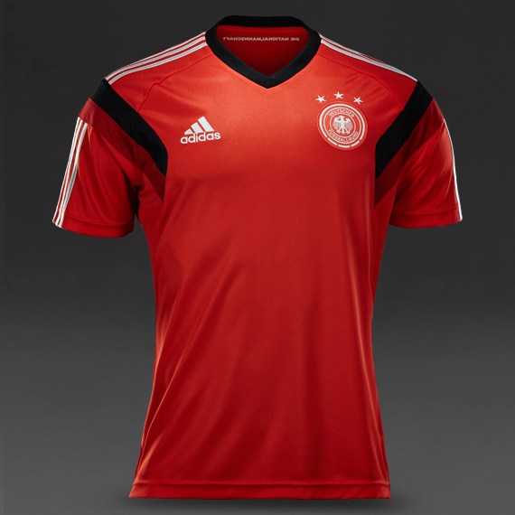 ADIDAS ALEMANIA JERSEY DE ENTRENAMIENTO FIFA COPA MUNDIAL 2014 Rojo 1