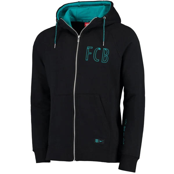 NIKE FC BARCELONA SUDADERA CON GORRA DE CIERRE COMPLETO 2016/17 4