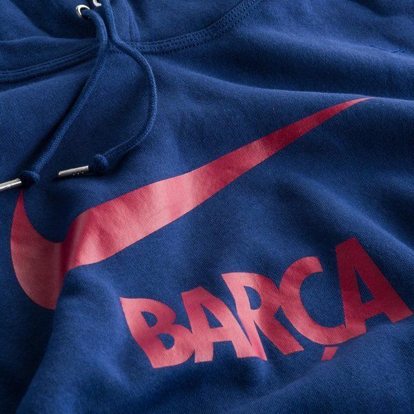 NIKE FC BARCELONA SUDADERA CORE CON GORRA 2014/15 Azul Marino 3