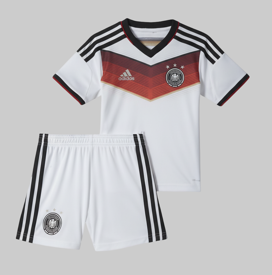 ADIDAS ALEMANIA MINI CONJUNTO DE CASA COPA MUNDIAL FIFA 2014 0