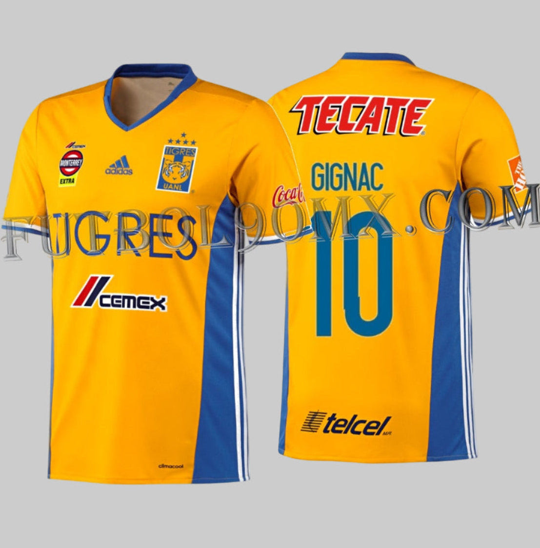 ADIDAS ANDRE-PIERRE GIGNAC TIGRES UANL JERSEY DE CASA 5 ESTRELLAS 2017 1