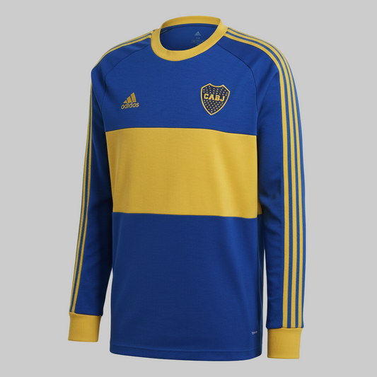 ADIDAS BOCA JUNIORS JERSEY MANGA LARGA ICONS RETRO 2021 0