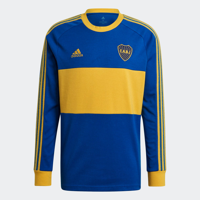 ADIDAS BOCA JUNIORS JERSEY MANGA LARGA ICONS RETRO 2021 1