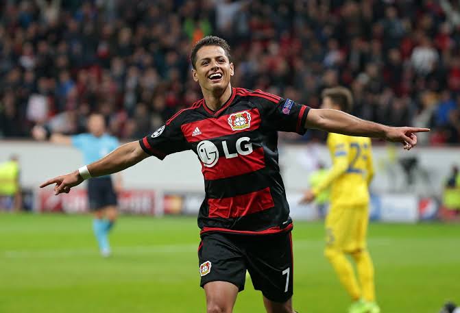 ADIDAS CHICHARITO BAYER LEVERKUSEN JERSEY DE CASA UEFA CHAMPIONS LEAGUE 2015/16 5