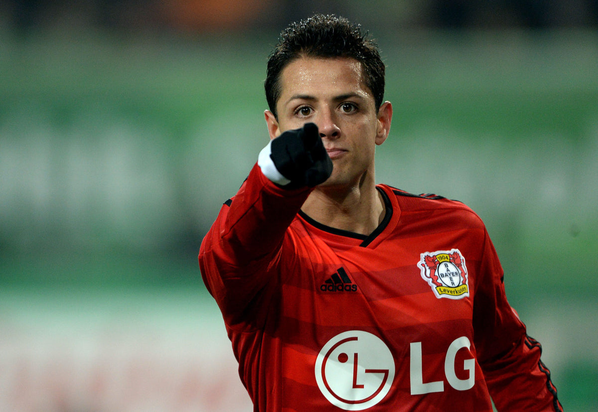 ADIDAS CHICHARITO BAYER LEVERKUSEN JERSEY DE VISITA UEFA CHAMPIONS LEAGUE 2015/16 4