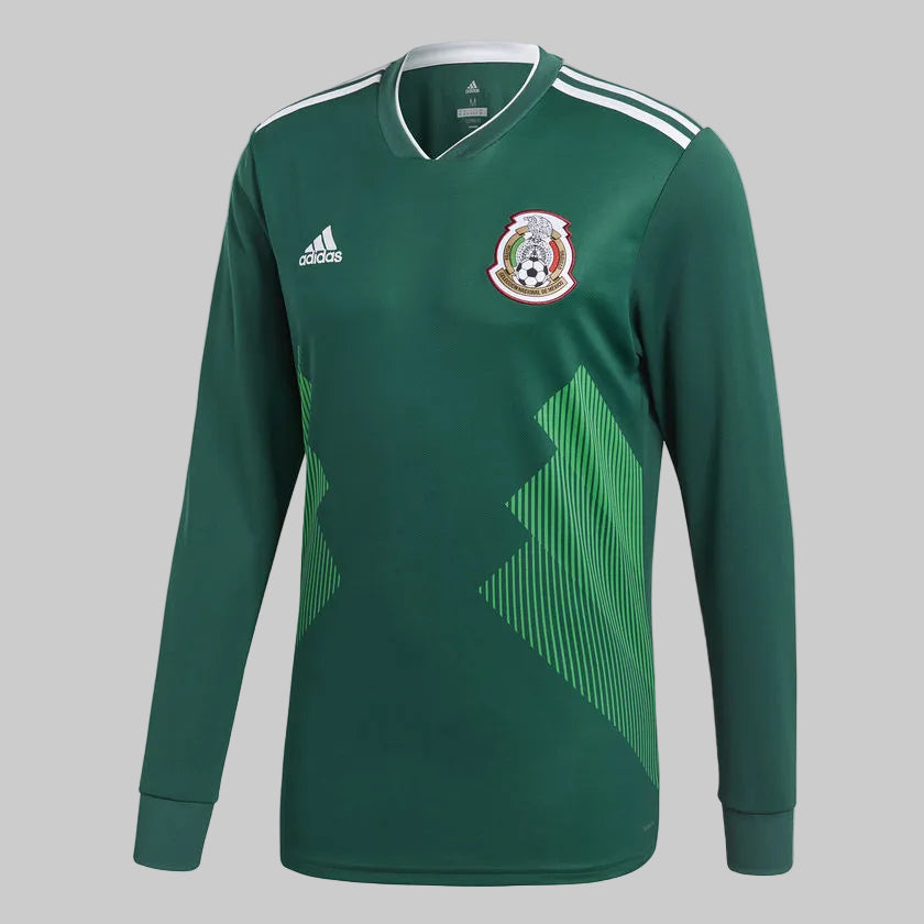ADIDAS CHICHARITO MEXICO JERSEY MANGA LARGA DE CASA COPA MUNDIAL FIFA 2018 2