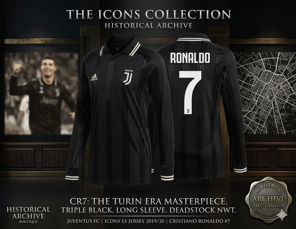 ADIDAS CRISTIANO RONALDO JUVENTUS MANGA LARGA ICONS JERSEY 2019/20 7