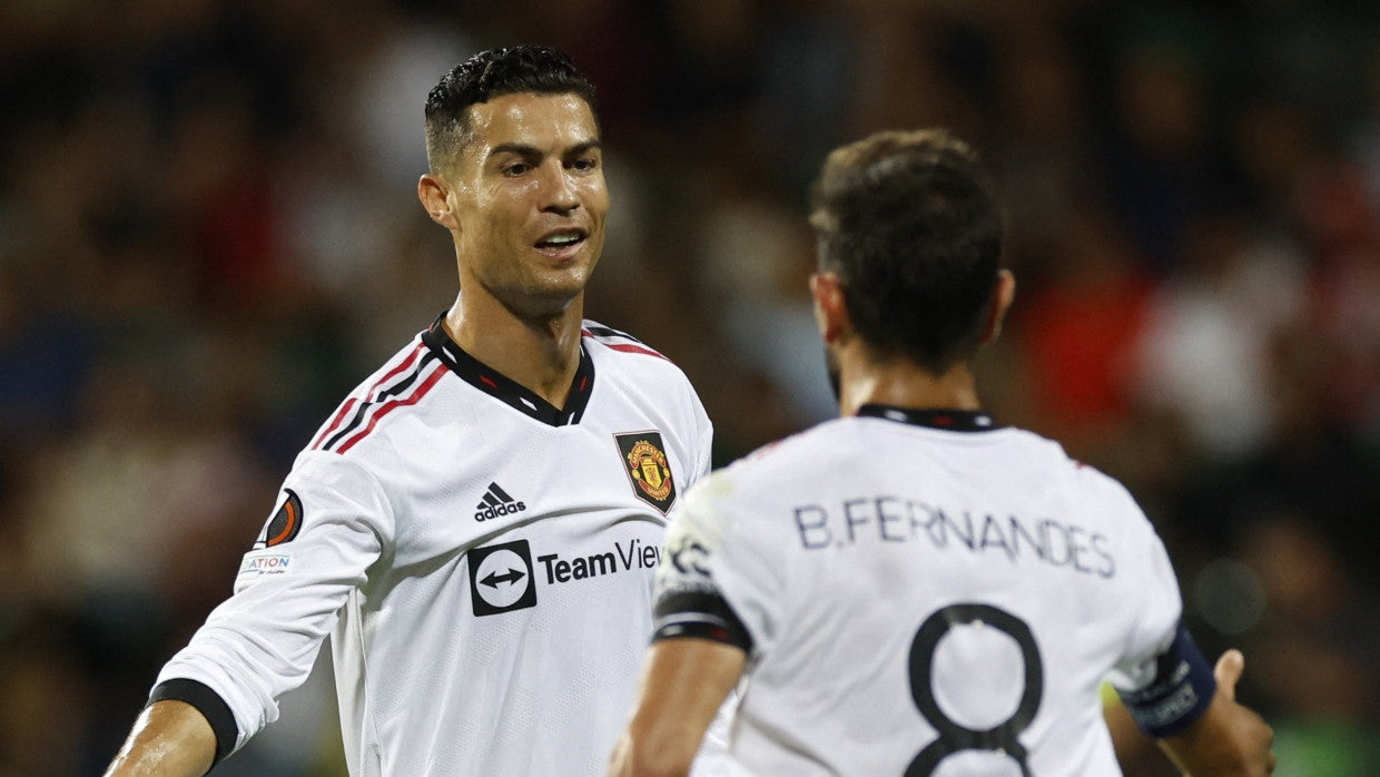 ADIDAS CRISTIANO RONALDO MANCHESTER UNITED JERSEY DE VISITA EUROPA LEAGUE 2022/23 5
