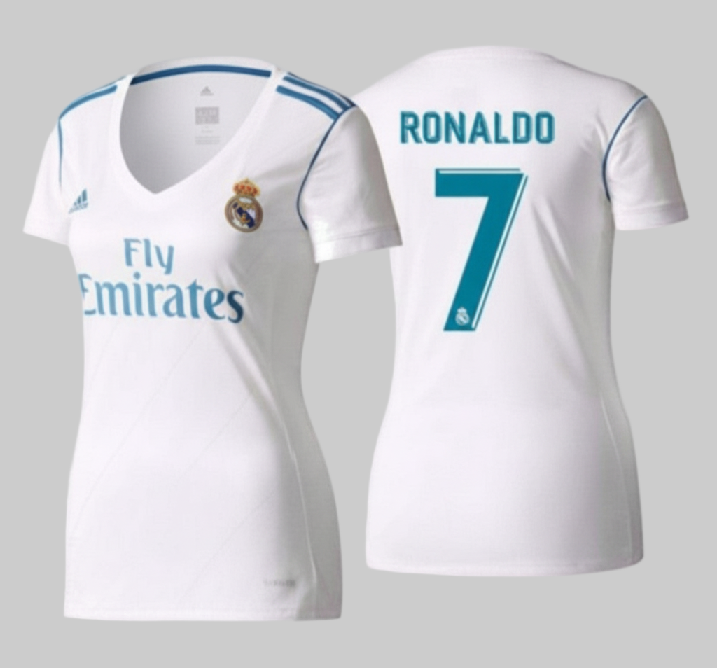 ADIDAS CRISTIANO RONALDO REAL MADRID JERSEY DE LOCAL PARA MUJER 2017/18 0