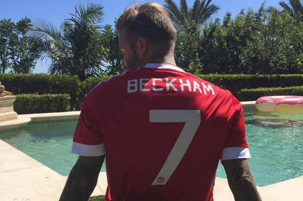 ADIDAS DAVID BECKHAM MANCHESTER UNITED AUTHENTIC MATCH ADIZERO JERSEY DE CASA UEFA CHAMPIONS LEAGUE 2015/16 6