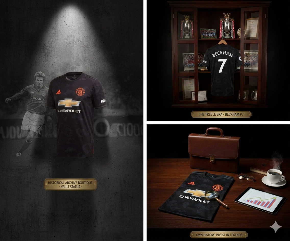 ADIDAS DAVID BECKHAM MANCHESTER UNITED JERSEY TERCERO 2019/20 5