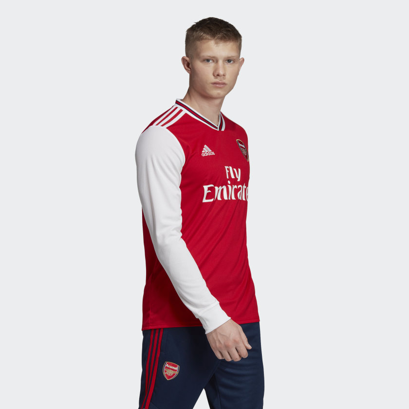 ADIDAS DENNIS BERGKAMP ARSENAL FC JERSEY MANGA LARGA DE CASA 2019/20 4